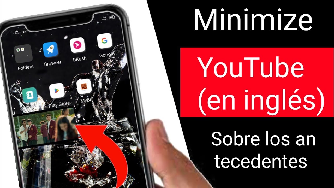 Cómo minimizar YouTube en Android 2024 Cómo reproducir YouTube en