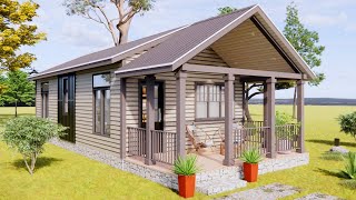 5 x 10 Meters  Luxury Cahaba Park Model Tiny Home with Floor Plan | Exploring Tiny House