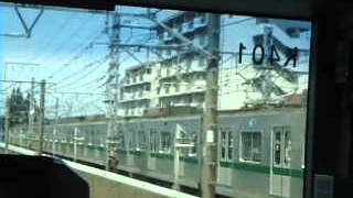 Ｅ531系Ｋ401編成　東京メトロ6000系を・・・追い抜けなかった・・・