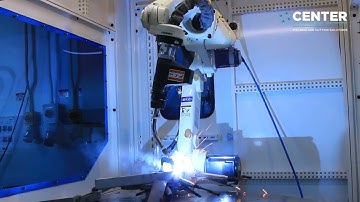 OTC Daihen Robot Welding Demo on Galvanized Steel