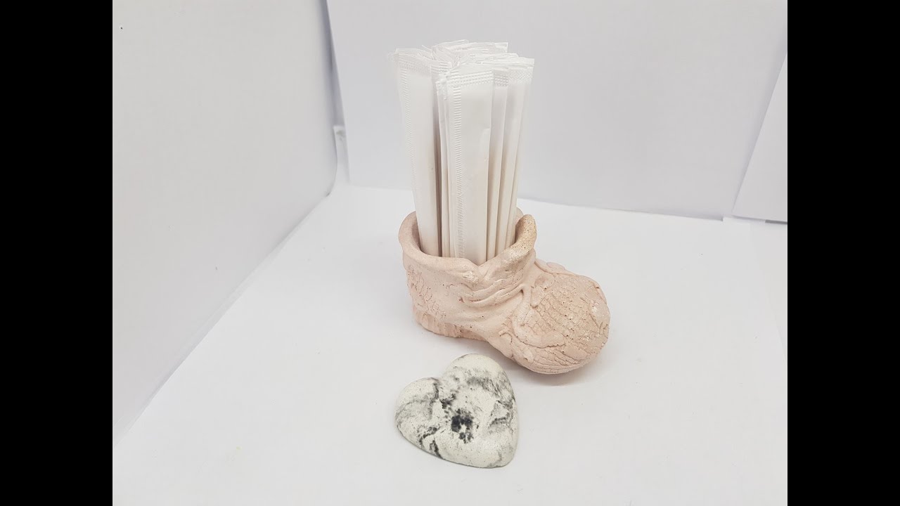 Handmade toothpick holder, Concrete toothpick holder, toothpick holder