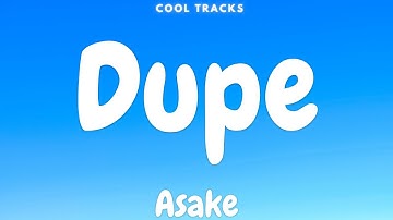 Asake - Dupe (Audio)