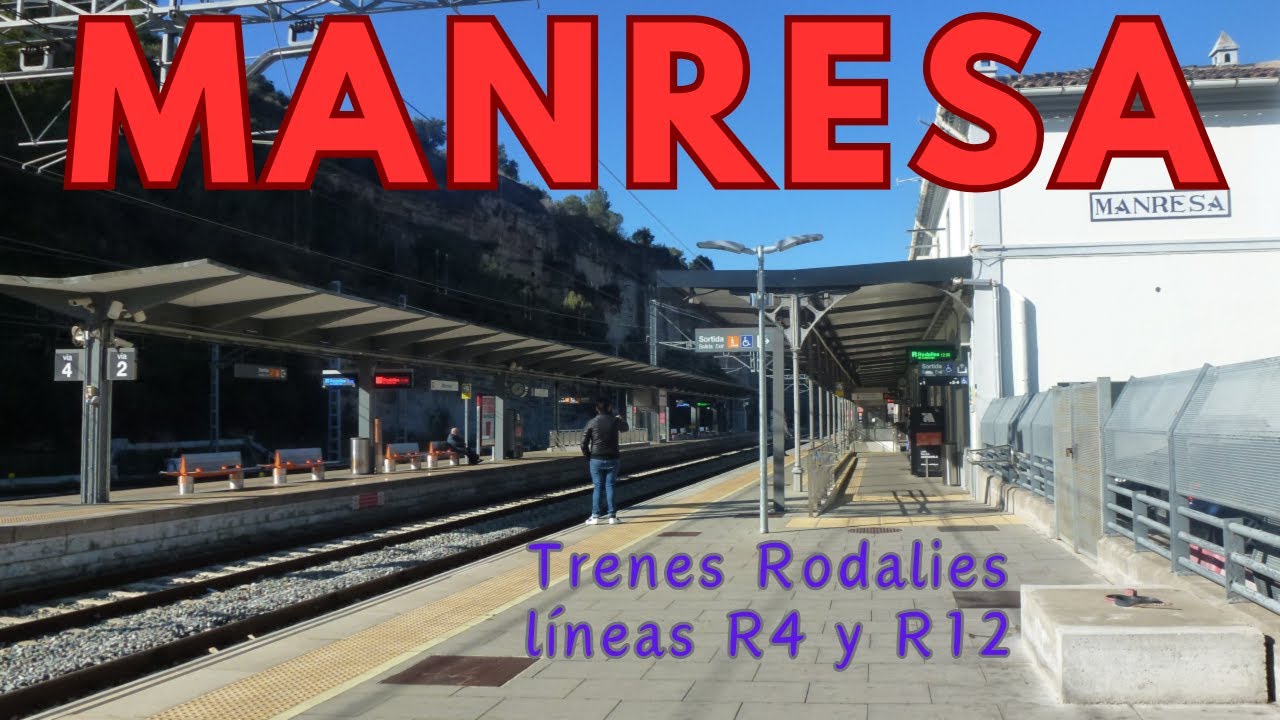 MANRESA CAPITAL DEL BAGES. Su estación de RODALIES es cabecera de la R4 ...