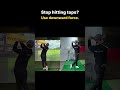 Stop Hitting Tops? Use Downward Force for a Perfect Golf Shot!