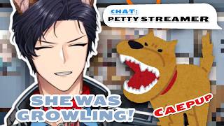 How Caelen stared at his dog to get a revenge