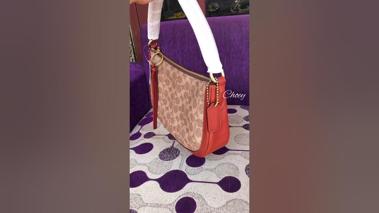 Coach Sutton Crossbody Bag in Signature Tan Rust YouTube