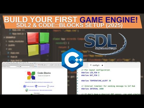 BUILD YOUR FIRST GAME ENGINE! SDL2 & Code::Blocks Setup Tutorial (2025)