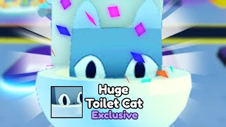 THE FIRST HUGE TOILET CAT..