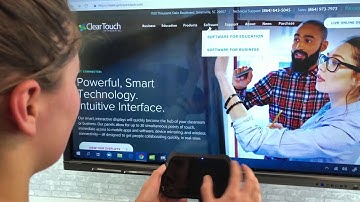New Mini Wireless Keyboard & Touchpad from Clear Touch