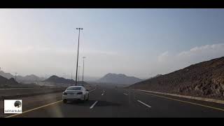 من المدينة المنورة الى مكة  امطار في الطريق  اااااه يا مدينة    from madinah to makkah