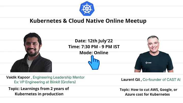 K8s in Production & Cost Reduction when running K8s on Cloud