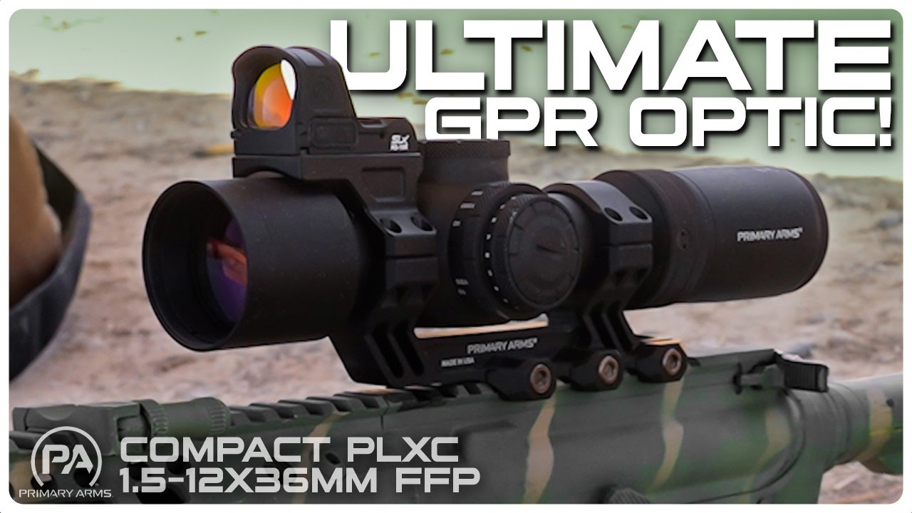 Primary Arms Compact PLxC 1.5-12X36mm FFP RDB Rifle Scope
