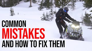 RIDING MISTAKES  Improve your riding