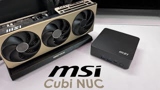 MSI Cubi NUC AI - Tiny PC - An Exercise in Professionalism ( And Play )
