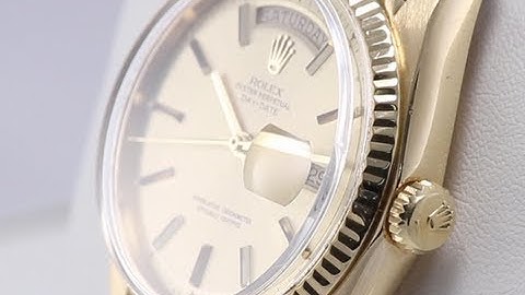 How to Set Day & Date on Non-Quickset Rolex Day-Date