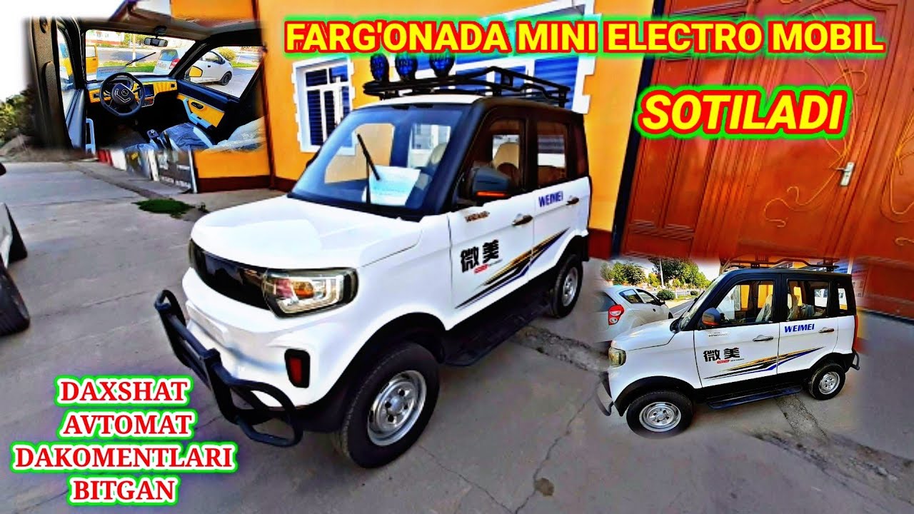 FARG'ÒNADA MINI ELEKTRO MOBIL SOTILADI 