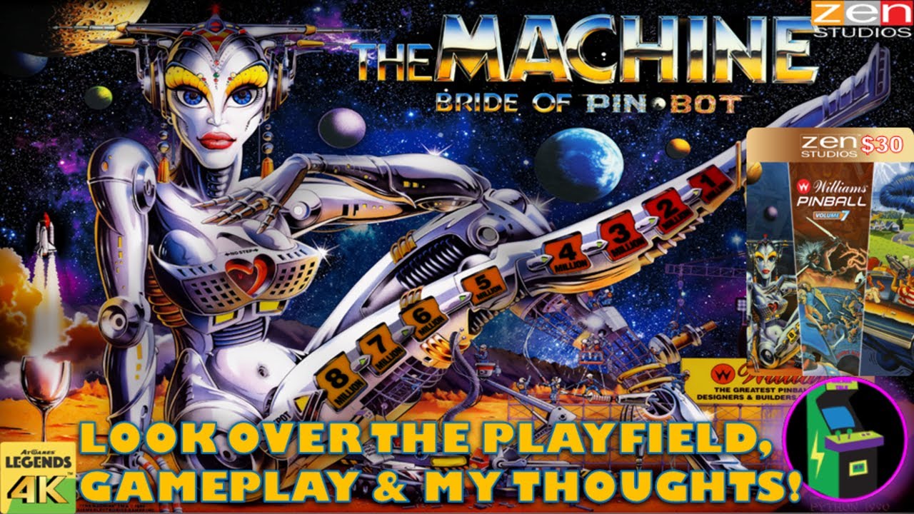 Посмотрите это перед покупкой Williams Bride Of Pin-Bot для Atgames 4K Pinball