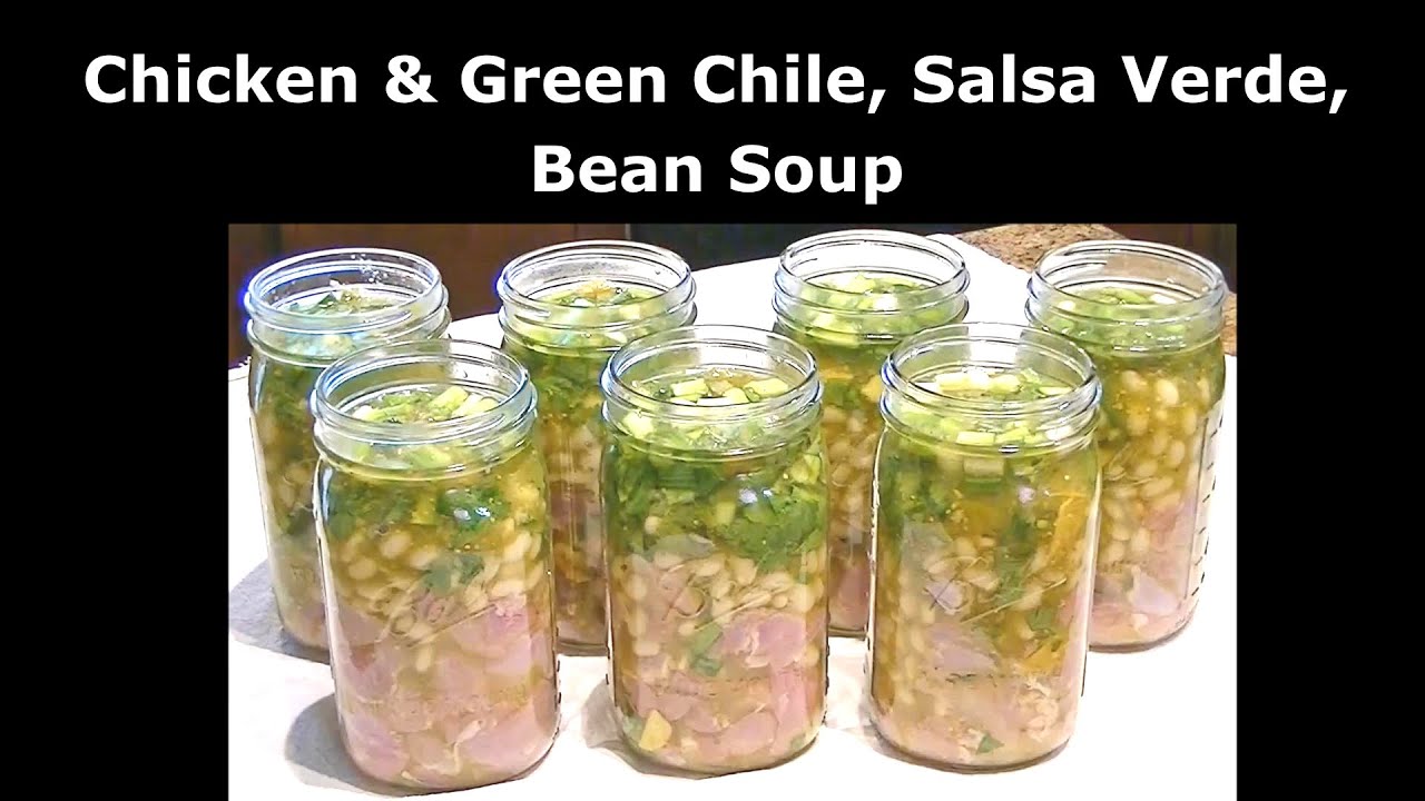 Chicken, Green Chili & Beans Soup YouTube