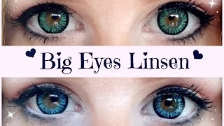 Big Eyes Kontaktlinsen Make-up, Einsetzen & Aufbewahrung (Carina) - YouTube