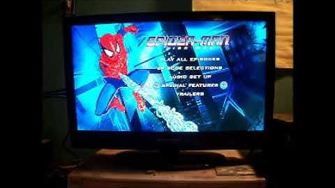 spider-man the new animated series disc 1 dvd menu walkthrough