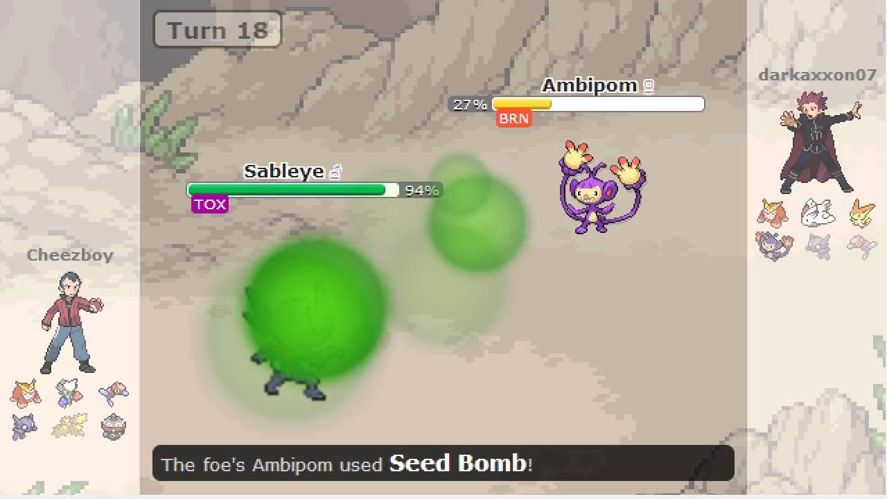 Pokemon Showdown Battle #97: UU Battle v.s. darkaxxon07