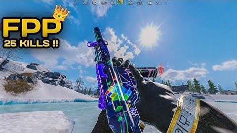 FPP SOLO VS SQUAD 25 KILLS CALL OF DUTY MOBILE GAMEPLAY BATTLE ROYALE