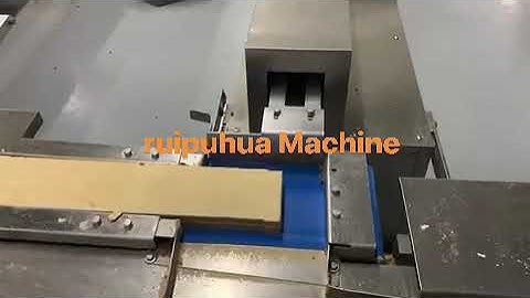Wafer biscuits packaging machine line; waffles flow wrapping machinery Equipment. Flow wrap packer