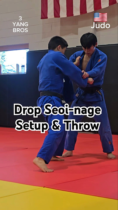 Drop Seoi-nage 🇺🇲 American Throw🚀👶Jonathan Yang -60kg Joshua Yang #judo #jiujitsu