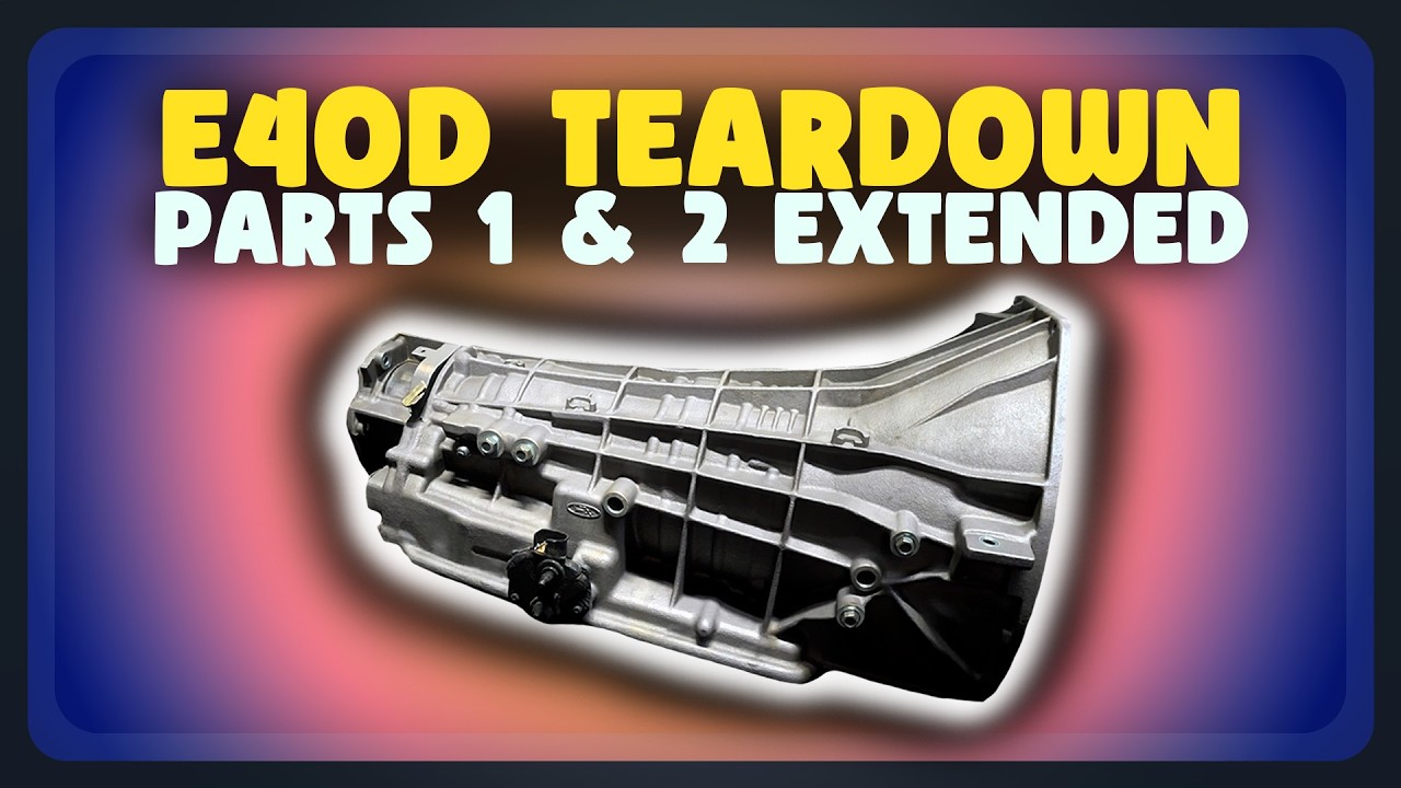 Complete Ford E4OD Transmission Teardown & Sub-Assemblies | Full Start ...