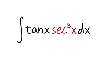Integral of tan(x)*sec^3(x), sin cos approach