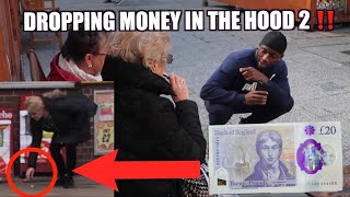 DROPPING MONEY IN THE HOOD Social Experiment Part 2
