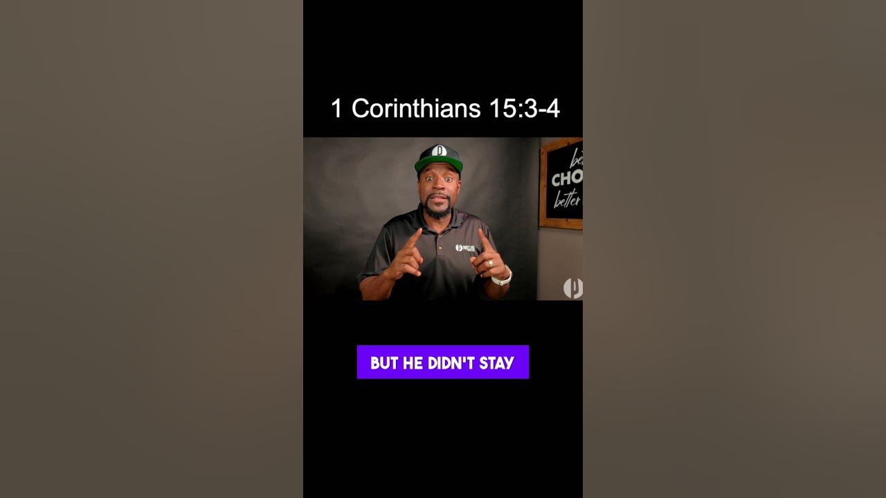 Christ died for our sins understanding the meaning of scripture 1