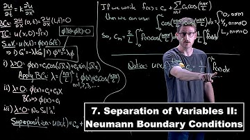 Separation of Variables II: Neumann Boundaries - Partial Differential Equations | Lecture 7