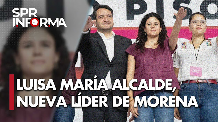 Luisa María Alcalde será la próxima presidenta de partido Morena: estas fueron sus primeras palabras