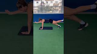 Plancha alta 2 apoyos isométrica #plancha #plank #abdominales #coreworkout #zonamedia
