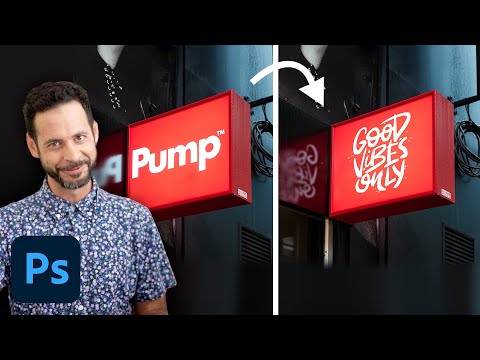 How to Replace a Sign for Mockups in Photoshop