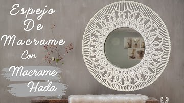 DIY Espejo de Macrame Tutorial Paso a Paso | Macrame Mirror| How to Make a Macrame Mirror