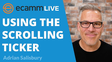 Using the Scrolling Ticker / Scrolling Text (including a timed reveal)