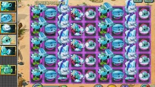 Plants vs Zombies 2 Hack - Plantas de Hielo vs Horda de Zombistein