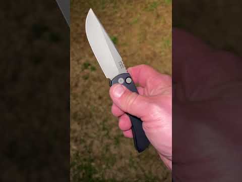 The marvelous McNees MAC 2 3.5” Auto knife makes me merry with its Magnacut hollow grind.