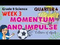 Momentum and impulse  collision of objects grade 9 science quarter 4 week 3
