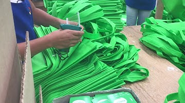 Nonwoven box bag more faster manual reverse