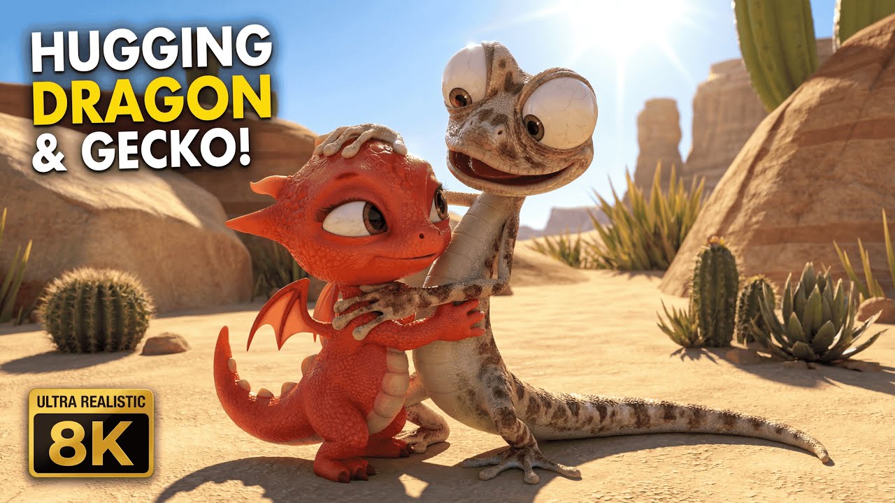 The Adventure | lizard and cute dragon story 