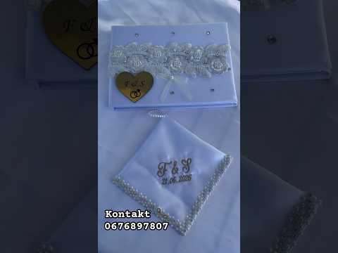 Blloku i urimeve për ciftin shamia e nuses e përsonalizuar 💍