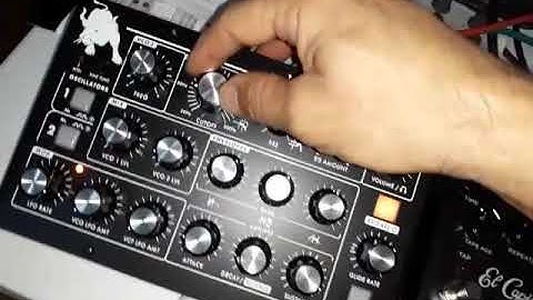 chiptunes with ms20 , minitaur , analog four