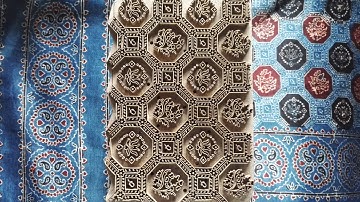 Ajrakh Hand Block Print : Kutch Culture