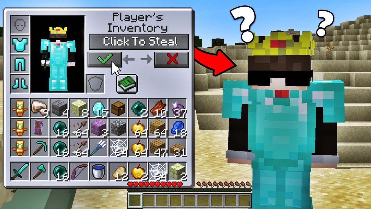 Smp Set Minecraft Inventory How I Stole Every Player's INVENTORY To Save My Firend In This ...