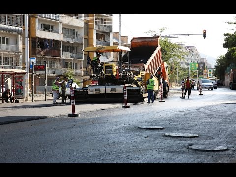 ნუცუბიძის ქუჩაზე გზის კაპიტალური რეაბილიტაცია მიმდინარეობს