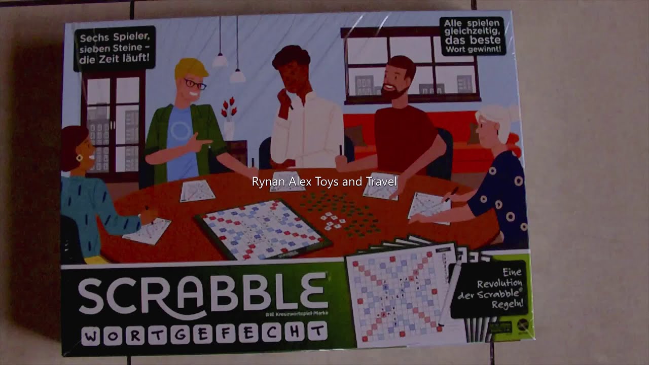 Scrabble Unboxing.Let's Play!