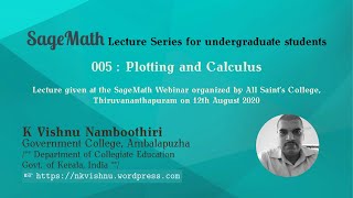 005 | SageMath |  Basic plotting and calculus